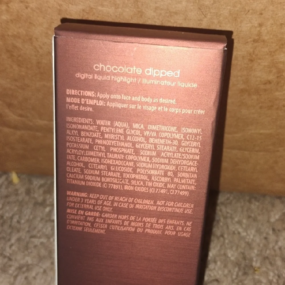 Melt Cosmetics SexFoil Liquid Highlight in Brown Packaging and ELF Putty Blush - Picture 2 of 7
